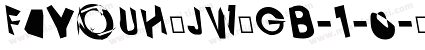 FZYOUH JW GB-1-0字体转换